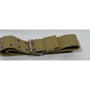 Johnny Was Pete & Greta Canvas Belt Double Grommet Adjustable Buckle